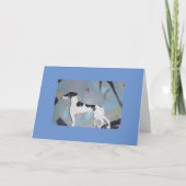 Blank Greyhound Greyhound Greyhound Greyhound-Gruß Karte (Vorderseite)