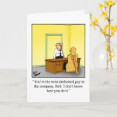 Blank-Grußkarte für den Büro Humor Karte (Gelbe Blume)