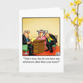 Blank-Grußkarte für den Büro Humor Karte (Gelbe Blume)