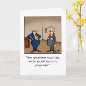 Blank-Grußkarte für den Büro Humor Karte (Gelbe Blume)