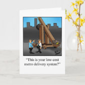 Blank-Grußkarte für den Büro Humor Karte (Gelbe Blume)