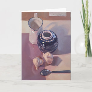 Blank Grußkarte, Originalkunst von Sarah Sedwick Karte