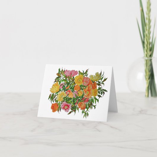 Blank-Grußkartenhalter Dankeskarte (Vorderseite)