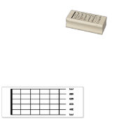 BLANK GUITAR CHORD RUBBER BRIEFMARKE GUMMISTEMPEL (Stempel)