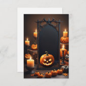 Blank Halloween Einladungskarte Einladung (Vorne/Hinten)