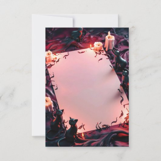 Blank Halloween Einladungskarte Einladung (Vorderseite)