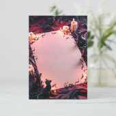 Blank Halloween Einladungskarte Einladung (Stehend Vorderseite)