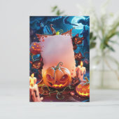 Blank Halloween Einladungskarte Einladung (Stehend Vorderseite)