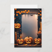 Blank Halloween Einladungskarte Nr. 20 Einladung (Vorne/Hinten)