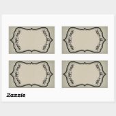 Blank Halloween Jar Sticker Label mit Skullen (Blatt)