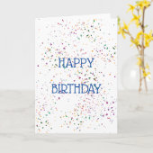 Blank Happy Birthday Card Karte (Gelbe Blume)