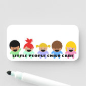 Blank Happy Children Daycare Name Tag Namensschild (Beispiel)