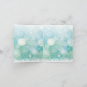 Blank Happy Holiday Season Weihnachtskarte Feiertagskarte (Innenseite)