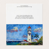 Blank Hawaiian Diamondhead Lighthouse (Außenseite Aufgefaltet)