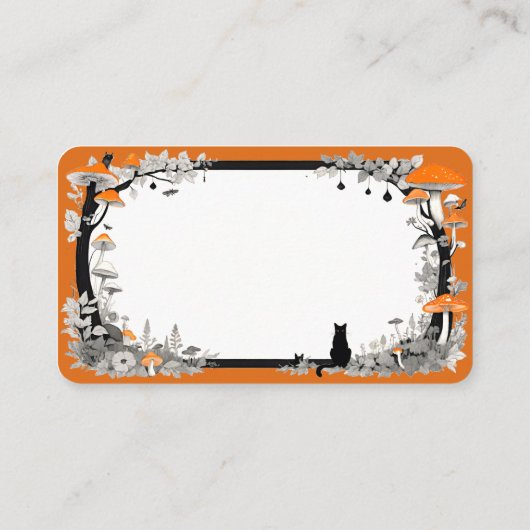 Blank Hexenkorb Visitenkarte (Rückseite)