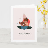 Blank Holiday Weihnachtskarte Karte (Gelbe Blume)