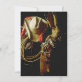 Blank Hosting Western Theme Party Einladung (Vorderseite)