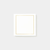 Blank Imitate Gold Foil Post-it Klebezettel (Vorderseite)