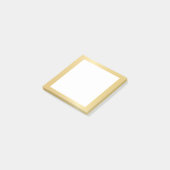 Blank Imitate Gold Foil Post-it Klebezettel (angewinkelt)