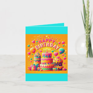 Blank in der Geburtstagskarte Karte