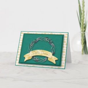 Blank-Innen-Note-Karte Karte