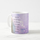 Blank Inside Beautiful Psalm 67 Blessing Upon Us Kaffeetasse (Vorderseite Links)