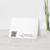 Blank Inside - Danke Karte (Rückseite)