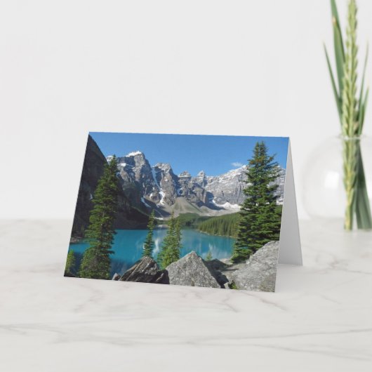 Blank Inside Mountain Magic Greeting Card Karte (Vorderseite)