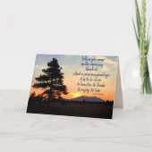 Blank Inside Sunrise Photo Gratitude Quote Karte (Vorderseite)