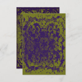 Blank Invasion Card Halftone Grunge Design Einladung