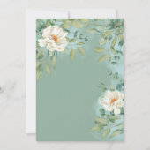 Blank Invasion DIY Silver Sage Eukalyptus Blume Einladung (Vorderseite)