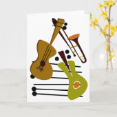 Blank Jazz Card Karte (Gelbe Blume)