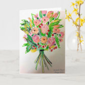 Blank-Jeden Anlaß Karte (Gelbe Blume)