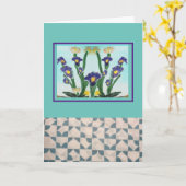 Blank-Jeden Anlaß Karte (Gelbe Blume)