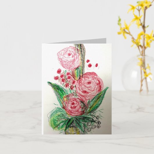 Blank-Jeden Anlaß Karte (Gelbe Blume)