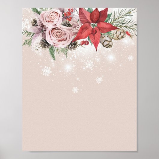 Blank kreieren Sie Ihr eigenes Winterbaby im Blut Poster (Vorne)