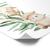 Blank kreieren Sie Ihre eigene süße kleine Lammgär Poster (Ecke)