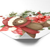 Blank kreieren Sie Ihre eigenen Weihnachtsschmuck Poster (Ecke)