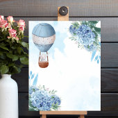 Blank kreieren Sie Ihren eigenen Elephant Hot Air  Poster