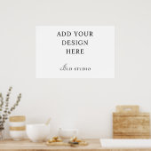 Blank Landscape Poster Template (20 x 30 Zoll) (Küche)