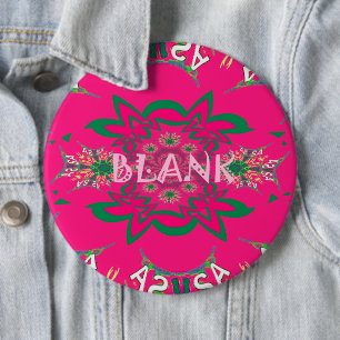 Blank, lebhaft rosa, bläserfarbene, lila Schattenm Button