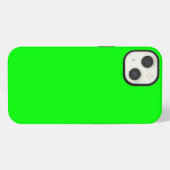 Blank Lime Green Solid Color iPhone Hülle (Rückseite (Horizontal))