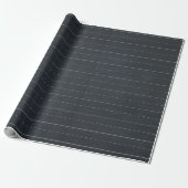 Blank Lined Chalkboard Teacher Geschenkpapier (Ungerollt)