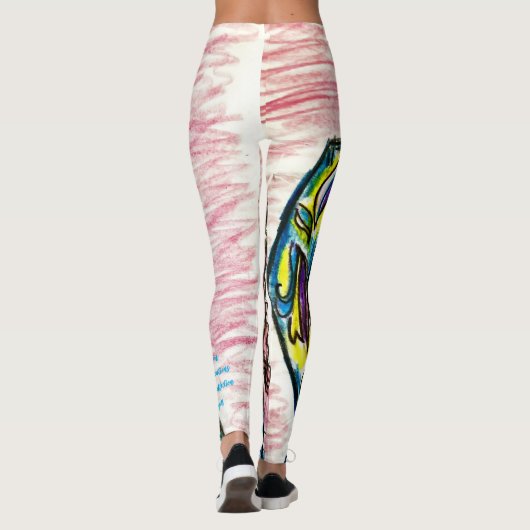 Blank"-Logos" Leggings (Rückseite)