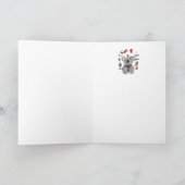 Blank Merry Christmas Nurse Niedlich Teddy Bear Karte (Innenseite)