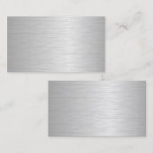 Blank-Metallic-Visitenkarten mit zwei Seiten Visitenkarte (Vorne/Hinten)