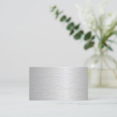 Blank-Metallic-Visitenkarten mit zwei Seiten Visitenkarte (Stehend Vorderseite)