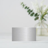 Blank-Metallic-Visitenkarten Visitenkarte (Stehend Vorderseite)