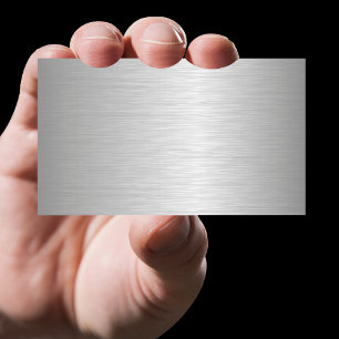 Blank-Metallic-Visitenkarten Visitenkarte