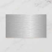 Blank-Metallic-Visitenkarten Visitenkarte (Rückseite)